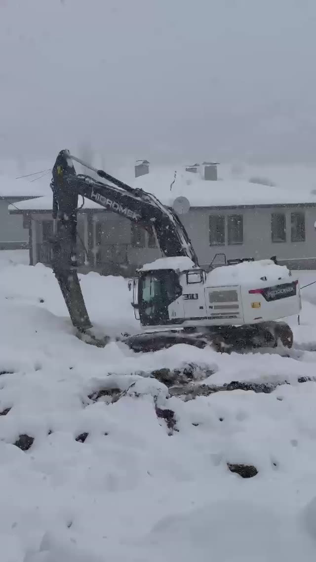 Kışın saha çalışması